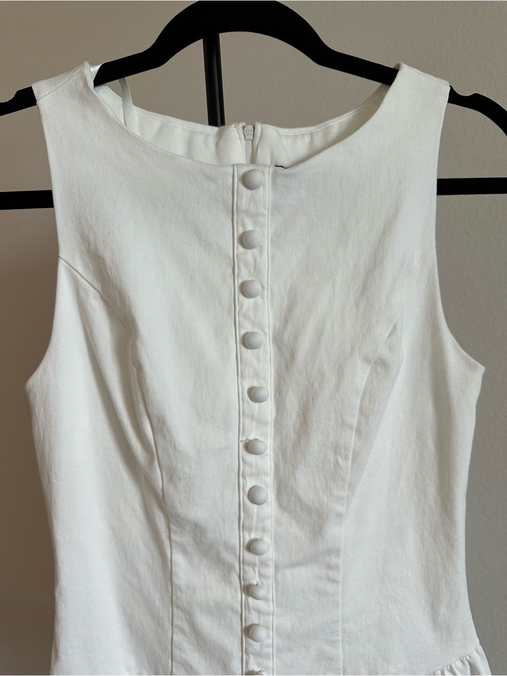 Seni & Cade White Sleeveless Dress